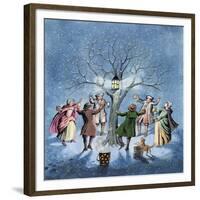 Wassailing the Apple Trees-Pauline Baynes-Framed Giclee Print