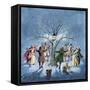 Wassailing the Apple Trees-Pauline Baynes-Framed Stretched Canvas