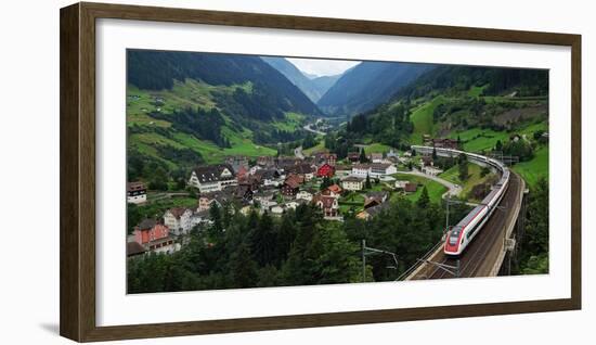 Wassen, Gotthard, Canton of Uri, Swirtzerland, Europe-Hans-Peter Merten-Framed Photographic Print