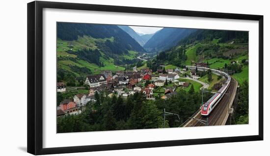 Wassen, Gotthard, Canton of Uri, Swirtzerland, Europe-Hans-Peter Merten-Framed Photographic Print