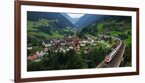 Wassen, Gotthard, Canton of Uri, Swirtzerland, Europe-Hans-Peter Merten-Framed Photographic Print