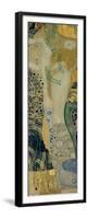 Wasserschlangen (Watersnakes). Oil on canvas (1904-1907).-Gustav Klimt-Framed Premium Giclee Print