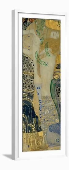 Wasserschlangen (Watersnakes). Oil on canvas (1904-1907).-Gustav Klimt-Framed Premium Giclee Print