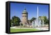 Wasserturm (Water Tower), Mannheim, Baden Wurttemberg, Germany, Europe-Markus-Framed Stretched Canvas