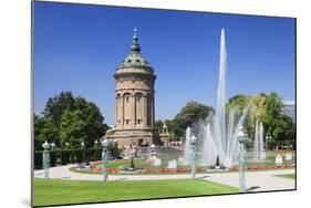 Wasserturm (Water Tower), Mannheim, Baden Wurttemberg, Germany, Europe-Markus-Mounted Photographic Print