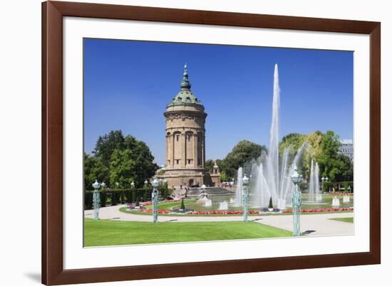 Wasserturm (Water Tower), Mannheim, Baden Wurttemberg, Germany, Europe-Markus-Framed Photographic Print