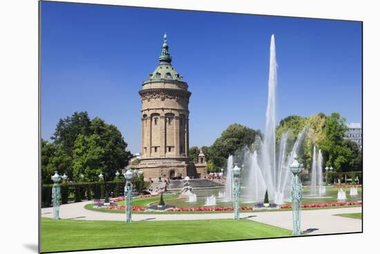 Wasserturm (Water Tower), Mannheim, Baden Wurttemberg, Germany, Europe-Markus-Mounted Photographic Print