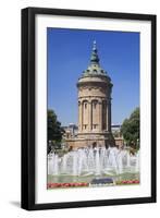 Wasserturm (Water Tower), Mannheim, Baden Wurttemberg, Germany, Europe-Markus-Framed Premium Photographic Print