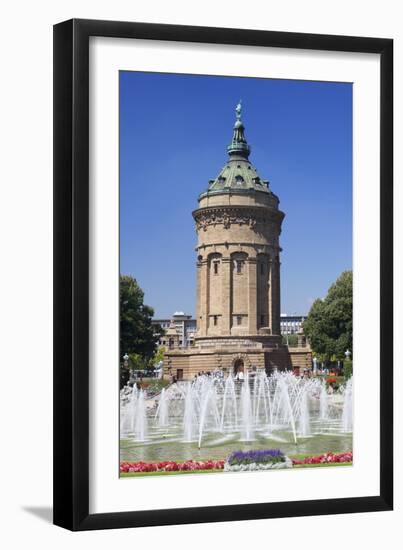 Wasserturm (Water Tower), Mannheim, Baden Wurttemberg, Germany, Europe-Markus-Framed Premium Photographic Print