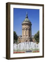 Wasserturm (Water Tower), Mannheim, Baden Wurttemberg, Germany, Europe-Markus-Framed Photographic Print