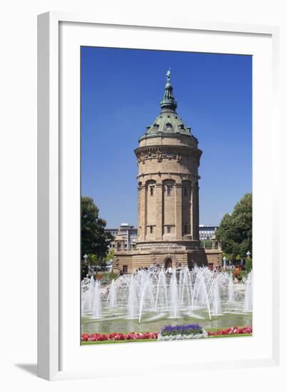 Wasserturm (Water Tower), Mannheim, Baden Wurttemberg, Germany, Europe-Markus-Framed Photographic Print