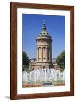 Wasserturm (Water Tower), Mannheim, Baden Wurttemberg, Germany, Europe-Markus-Framed Photographic Print