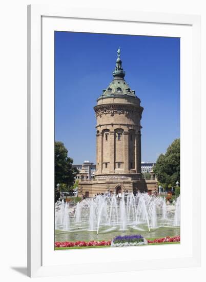 Wasserturm (Water Tower), Mannheim, Baden Wurttemberg, Germany, Europe-Markus-Framed Photographic Print