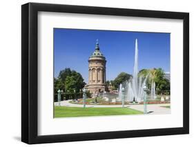 Wasserturm (Water Tower), Mannheim, Baden Wurttemberg, Germany, Europe-Markus-Framed Photographic Print