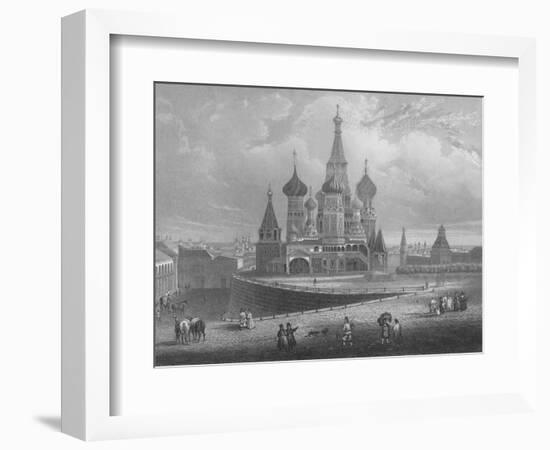 Wassili Blagennoi or the Cathedral of St. Basil Moscow, c1850-Albert Henry Payne-Framed Giclee Print