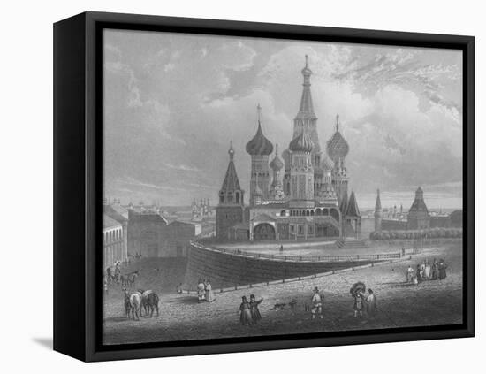 Wassili Blagennoi or the Cathedral of St. Basil Moscow, c1850-Albert Henry Payne-Framed Stretched Canvas