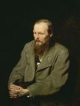 Portrait of Fyodor Dostoyevsky, 1872-Wassili Perow-Giclee Print