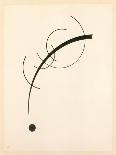 Free Curve to the Point - Accompanying Sound of Geometric Curves, 1925 (Ink on Paper)-Wassily Kandinsky-Giclee Print