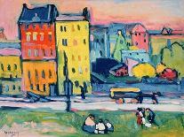 Houses in Munich, 1908-Wassily Kandinsky-Giclee Print