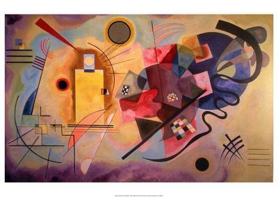 Amazon.com: Wassily Kandinsky Yellow Red Blue 1925 Art Print