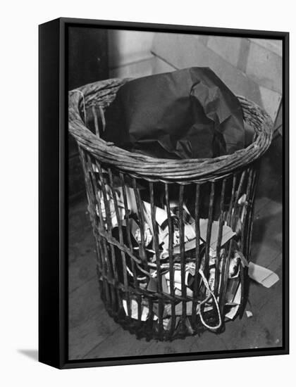 Waste Paper Basket-null-Framed Stretched Canvas