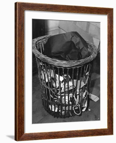 Waste Paper Basket-null-Framed Photographic Print