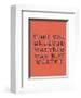 Wasting Time-null-Framed Giclee Print