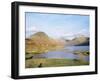 Wastwater with Wasdale Head and Great Gable, Lake District National Park, Cumbria, England-Roy Rainford-Framed Photographic Print