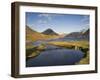 Wastwater, Yewbarrow, Great Gable and Scafell Pike in the Distance, Wasdale, Lake District National-James Emmerson-Framed Photographic Print