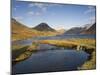 Wastwater, Yewbarrow, Great Gable and Scafell Pike in the Distance, Wasdale, Lake District National-James Emmerson-Mounted Photographic Print