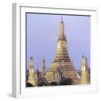 Wat Arun Buddhist temple-Martin Puddy-Framed Photographic Print