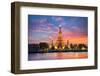 Wat Arun Night View Temple in Bangkok, Thailand-anekoho-Framed Photographic Print