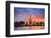 Wat Arun Night View Temple in Bangkok, Thailand-anekoho-Framed Photographic Print