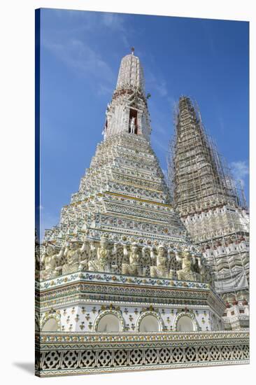 Wat Arun (Temple of Dawn), Bangkok, Thailand, Southeast Asia, Asia-Frank Fell-Stretched Canvas