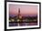 Wat Arun (Temple of the Dawn) and the Chao Phraya River by Night, Bangkok, Thailand-null-Framed Photographic Print