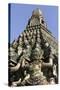 Wat Arun (The Temple of Dawn) Stupa, Bangkok, Thailand, Southeast Asia, Asia-Stuart Black-Stretched Canvas