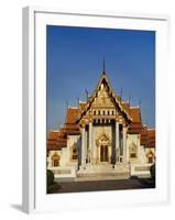 Wat Benchamabophit Dusitwanaram, Bangkok, Thailand-Adina Tovy-Framed Photographic Print