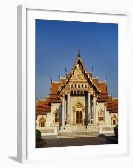 Wat Benchamabophit Dusitwanaram, Bangkok, Thailand-Adina Tovy-Framed Photographic Print