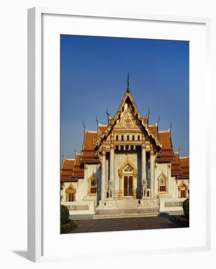 Wat Benchamabophit Dusitwanaram, Bangkok, Thailand-Adina Tovy-Framed Photographic Print