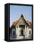 Wat Benchamabophit (Marble Temple), Bangkok, Thailand, Southeast Asia-Angelo Cavalli-Framed Stretched Canvas