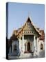 Wat Benchamabophit (Marble Temple), Bangkok, Thailand, Southeast Asia-Angelo Cavalli-Stretched Canvas