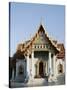 Wat Benchamabophit (Marble Temple), Bangkok, Thailand, Southeast Asia-Angelo Cavalli-Stretched Canvas