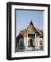 Wat Benchamabophit (Marble Temple), Bangkok, Thailand, Southeast Asia-Angelo Cavalli-Framed Photographic Print