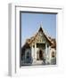 Wat Benchamabophit (Marble Temple), Bangkok, Thailand, Southeast Asia-Angelo Cavalli-Framed Photographic Print