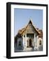 Wat Benchamabophit (Marble Temple), Bangkok, Thailand, Southeast Asia-Angelo Cavalli-Framed Photographic Print