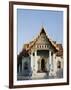 Wat Benchamabophit (Marble Temple), Bangkok, Thailand, Southeast Asia-Angelo Cavalli-Framed Photographic Print