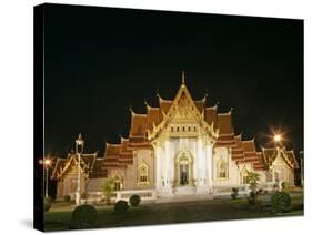 Wat Benchamabophit (Marble Temple), Bangkok, Thailand, Southeast Asia-Angelo Cavalli-Stretched Canvas