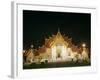 Wat Benchamabophit (Marble Temple), Bangkok, Thailand, Southeast Asia-Angelo Cavalli-Framed Photographic Print