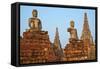 Wat Chai Wattanaram, Ayutthaya Historical Park, Ayutthaya, Thailand, Southeast Asia, Asia-null-Framed Stretched Canvas