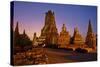 Wat Chai Wattanaram, Ayutthaya Historical Park, Ayutthaya, Thailand, Southeast Asia, Asia-null-Stretched Canvas